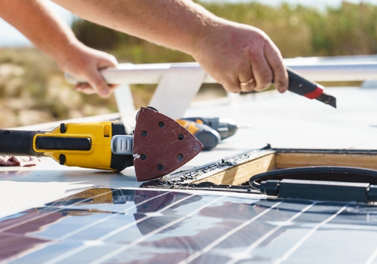 Mobile RV repair team ready to fix roof leaks at your home or campground